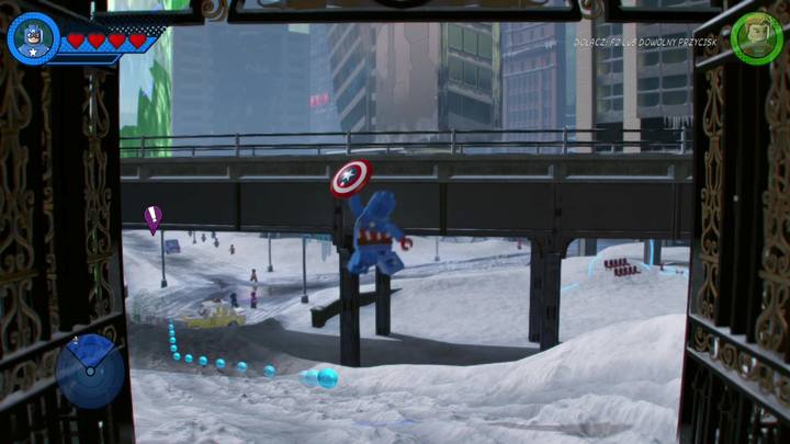 Na początku wybierz, którą drużyną chcesz grać jako pierwszą - Misja 3 - Czarno to widzę | Solucja LEGO Marvel Super Heroes 2 - LEGO Marvel Super Heroes 2 - poradnik do gry