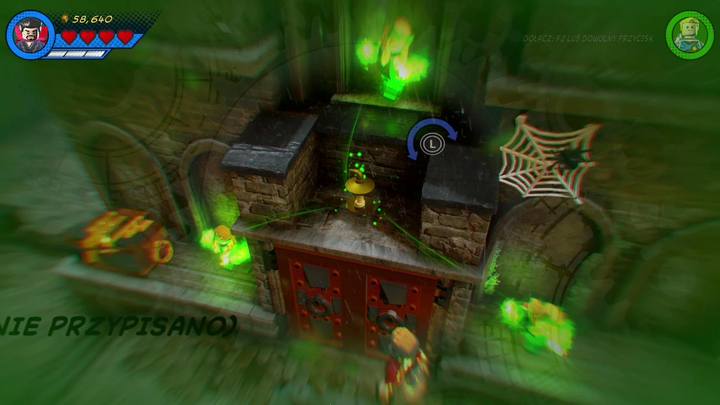 Po odsłonięciu Jabłka, zmień postać na Doktora Strangea i przyspiesz czas korzystając z jego mocy specjalnej - Misja 3 - Czarno to widzę | Solucja LEGO Marvel Super Heroes 2 - LEGO Marvel Super Heroes 2 - poradnik do gry