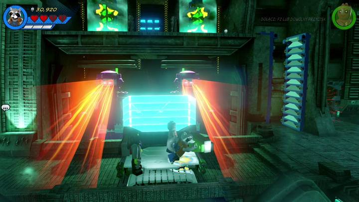 Napraw go korzystając z postaci Rocket Raccoon i wejdź na niego postaciami, które nie potrafią latać - Misja 12 - Istny Kreezys | Solucja LEGO Marvel Super Heroes 2 - LEGO Marvel Super Heroes 2 - poradnik do gry