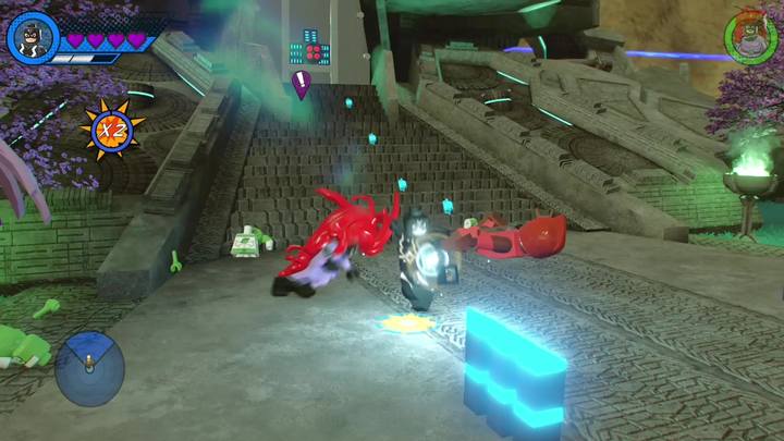 Na początku zadania musisz dotrzeć do głównego budynku w Hali - Misja 14 - Halo, nie rób z tego halo | Solucja LEGO Marvel Super Heroes 2 - LEGO Marvel Super Heroes 2 - poradnik do gry