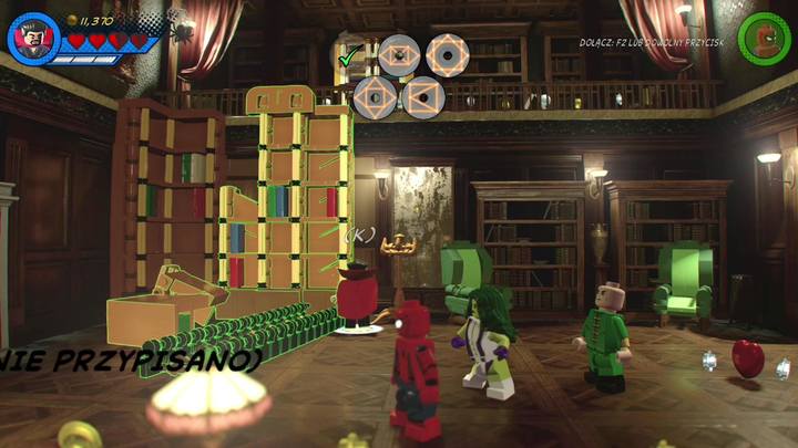 Po lewej stronie od schodów znajdziesz drzwi prowadzące do sąsiedniego pomieszczenia - Misja 8 - Po runach do celu | Solucja LEGO Marvel Super Heroes 2 - LEGO Marvel Super Heroes 2 - poradnik do gry