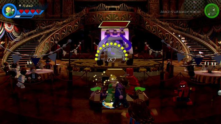 Zamień się jako ta postać w nadmuchiwaną piłkę i zacznij obracać samochód Kingpina w prawo - Misja 9 - Czarno na białym | Solucja LEGO Marvel Super Heroes 2 - LEGO Marvel Super Heroes 2 - poradnik do gry