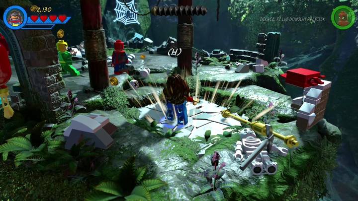 Będąc w jaskini zmień postać na Ms - Misja 10 - Wyjście smoka | Solucja LEGO Marvel Super Heroes 2 - LEGO Marvel Super Heroes 2 - poradnik do gry