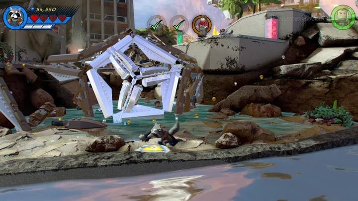 Po odzyskaniu panowania nad postacią otrzymasz dostęp do Rocket Racoona - Misja 1 - Czy ktoś pokona Esona? | Solucja LEGO Marvel Super Heroes 2 - LEGO Marvel Super Heroes 2 - poradnik do gry