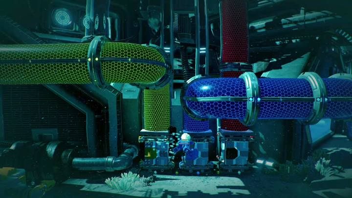 Po rozpoczęciu misji w oceanie znajdziesz się w miejscu pokazanym na obrazku - Misja 2 - Z Avengers dookoła świata | Solucja LEGO Marvel Super Heroes 2 - LEGO Marvel Super Heroes 2 - poradnik do gry