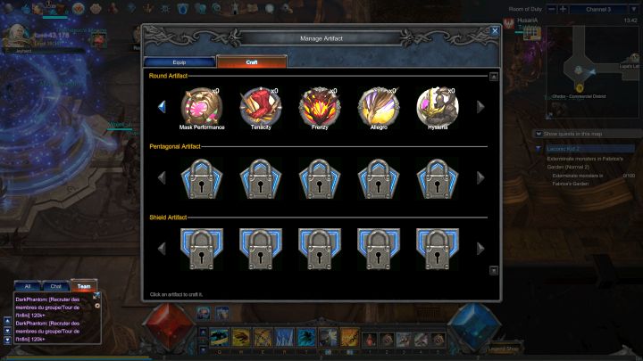 Do wytworzenia artefaktów potrzeba rzadkich materiałów. - Alchemia - tworzenie artefaktów w MU Legend - MU Legend - poradnik do gry