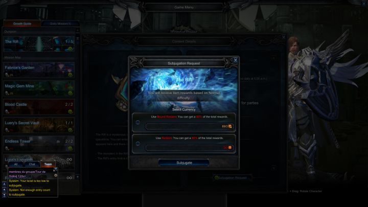 Mechanika Podboju pozwala oczyścić loch w kilka sekund. - Lochy epickie, areny, szczeliny w MU Legend - MU Legend - poradnik do gry