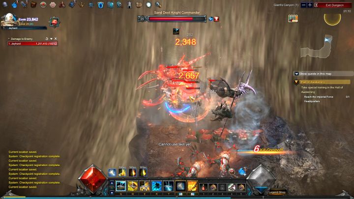 Walki potrafią być bardzo nieczytelne... - Porady na start - MU Legend - poradnik do gry