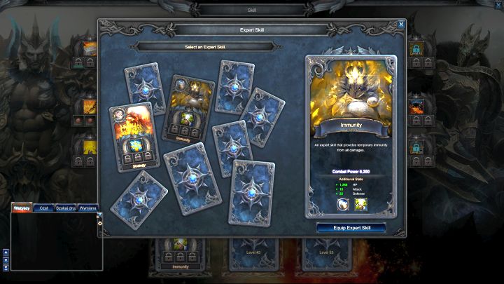 Umiejętności eksperckie trzeba najpierw odblokować. - Umiejętności w MU Legend - MU Legend - poradnik do gry