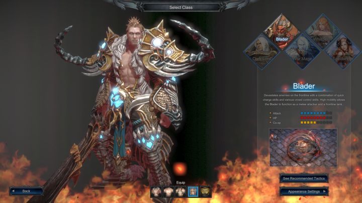 Oprawca na ekranie tworzenia postaci. - Oprawca - klasy postaci w MU Legend - MU Legend - poradnik do gry