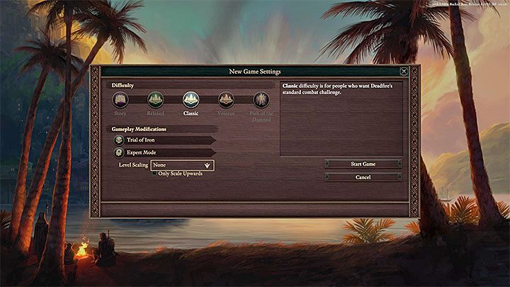 Idealny wybór do przejścia gry po raz pierwszy to klasyczny (Classic) poziom trudności - Pillars of Eternity 2: Porady na start - Pillars of Eternity 2 Deadfire - poradnik do gry