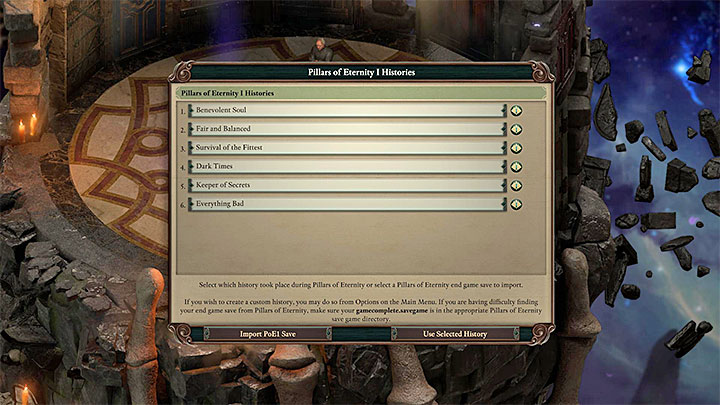 Pillars of Eternity 2: Deadfire umożliwia przeniesienie wyborów z pierwszej części serii oraz z jej dodatków White March - Pillars of Eternity 2: Porady na start - Pillars of Eternity 2 Deadfire - poradnik do gry