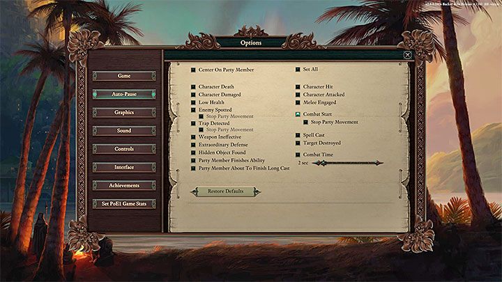 Pauza to nieodłączony element niemal każdej potyczki w Pillars of Eternity 2 Deadfire - Pillars of Eternity 2: Porady na start - Pillars of Eternity 2 Deadfire - poradnik do gry