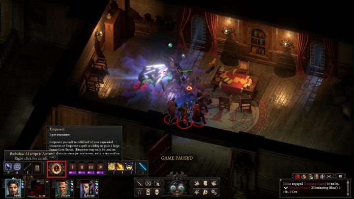 Warto jeszcze wspomnieć o innym sposobie odnowy źródła siły - Pillars of Eternity 2: Źródła siły klas - Pillars of Eternity 2 Deadfire - poradnik do gry