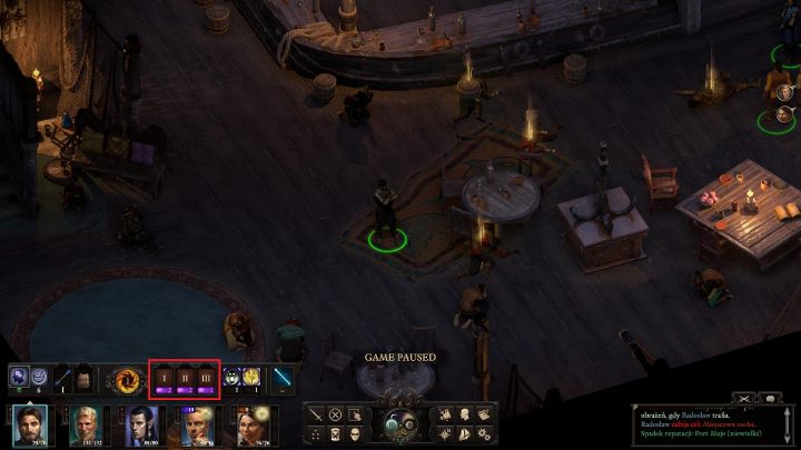 W zaznaczonym miejscu odnajdziesz zaklęcia oraz liczbę możliwych użyć. - Pillars of Eternity 2: Źródła siły klas - Pillars of Eternity 2 Deadfire - poradnik do gry