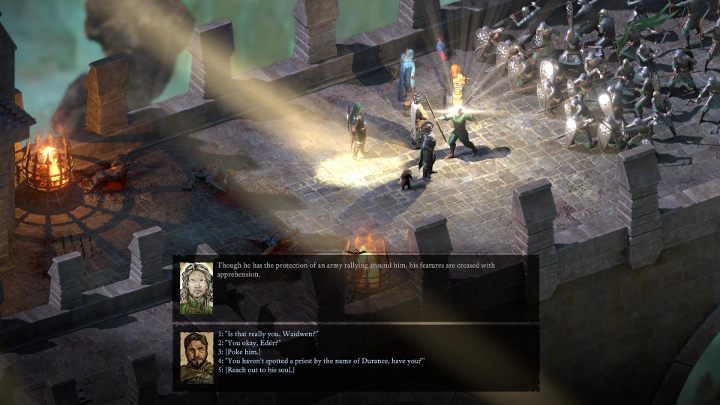 Po wejściu do lokacji skorzystaj ze schodów i kieruj się zgodnie z dostępną drogą - Pillars of Eternity 2 Beast of Winter: Płonący Most - solucja, opis przejścia - Pillars of Eternity 2 Deadfire - poradnik do gry