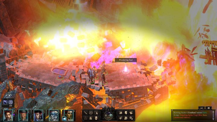 Po przeniesieniu skorzystaj ze schodów i kieruj się dostępną ścieżką, aż trafisz na ostatnią część duszy - Pillars of Eternity 2 Beast of Winter: Płonący Most - solucja, opis przejścia - Pillars of Eternity 2 Deadfire - poradnik do gry