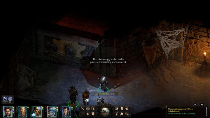 Po rozmowie z Flaune Elette, drużyna zostanie przeniesiona do podziemi Pahowane (M43) - twoim zadaniem jest odnalezienie drogi powrotnej do Neketaki - Pillars of Eternity 2: Na skróty - solucja, opis przejścia - Pillars of Eternity 2 Deadfire - poradnik do gry