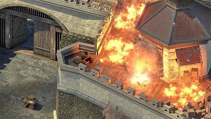 Po podłożeniu bomby wyrusz z powrotem w stronę schodów - Pillars of Eternity 2: Współpraca z frakcją Huana - solucja, opis przejścia - Pillars of Eternity 2 Deadfire - poradnik do gry