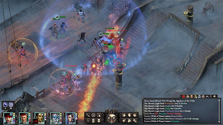 Po krótkiej scenie paragrafowej załączy się spotkanie z Lucią Rivan i jej nieumarłą załogą - Pillars of Eternity 2: Współpraca z frakcją Principi - solucja - Pillars of Eternity 2 Deadfire - poradnik do gry