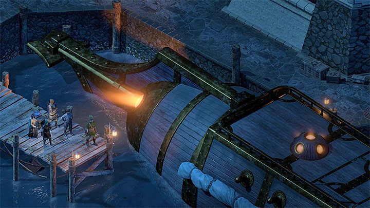 Po wyeliminowaniu królowej wyjdź z pałacu gdzie automatycznie spotkasz się z Atsurą - Pillars of Eternity 2: Współpraca z Królewską Kompanią Martwego Ognia - solucja - Pillars of Eternity 2 Deadfire - poradnik do gry