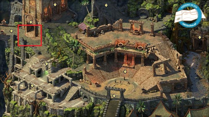 Aby rozpocząć zadanie, musisz mieć w swojej drużynie Pallegine oraz udać się do Świętego Stopnia (M14) w Neketace - a dokładnie w okolice Iglicy Profetów Dusz (spójrz na powyższy obrazek) - Pillars of Eternity 2: Ostatni dzwonek, zadanie Pellaginy - solucja - Pillars of Eternity 2 Deadfire - poradnik do gry