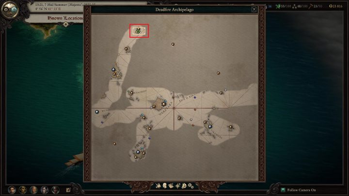 Gra nie da ci żadnych wskazówek, gdzie poszukiwać śladów Malowanych Masek - na własną rękę udaj się na wyspę Ori o Koiki - Pillars of Eternity 2: Malowanie Maski, zadanie Alotha - solucja, opis przejścia - Pillars of Eternity 2 Deadfire - poradnik do gry