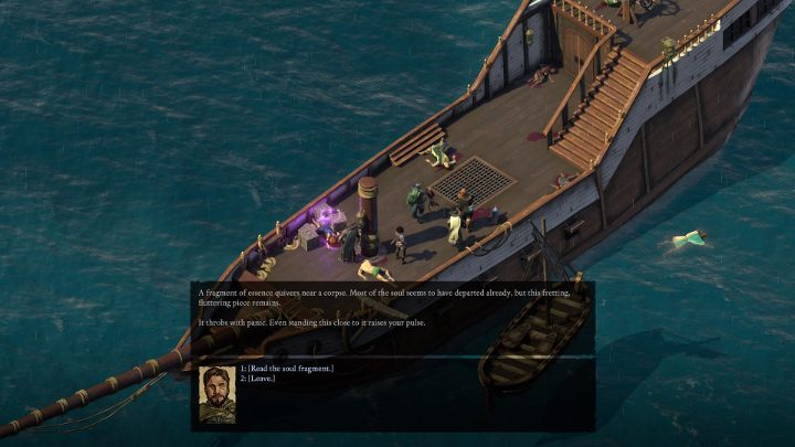 Zbliżając się do wyspy ujrzysz wiadomość, że natrafiłeś na inny okręt - Pillars of Eternity 2: Malowanie Maski, zadanie Alotha - solucja, opis przejścia - Pillars of Eternity 2 Deadfire - poradnik do gry
