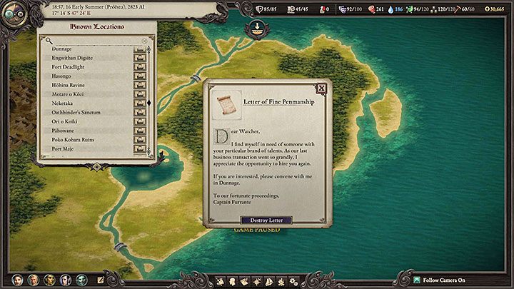 To krótkie i proste zadanie, który automatycznie pojawi się w Twoim dzienniku po tym jak dostatecznie awansujesz w grze - Pillars of Eternity 2: Zadania poboczne w Zęzie - solucja, opis przejścia - Pillars of Eternity 2 Deadfire - poradnik do gry
