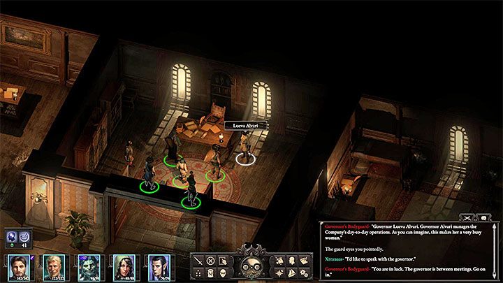 Pierwszy z możliwych zleceniodawców questu to gubernator Lueva Alvari z Vailiańskiej Kompanii Handlowej - Pillars of Eternity 2: Burze Poko Kohary - zadania poboczne, solucja - Pillars of Eternity 2 Deadfire - poradnik do gry