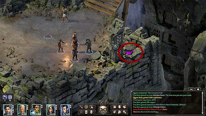 Powróc do Gardzieli i w pierwszej kolejności zajmij się zlokalizowaniem skrytki ze złotem - Pillars of Eternity 2: Pozostałe zadania poboczne - solucja, opis przejścia - Pillars of Eternity 2 Deadfire - poradnik do gry