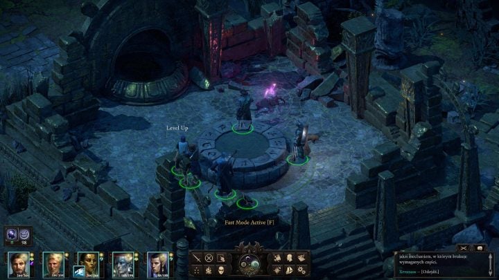 Dotrzesz do kamiennego dysku widocznego na powyższym obrazku - Pillars of Eternity 2: Ostatnie Sanktuarium - solucja, opis przejścia - Pillars of Eternity 2 Deadfire - poradnik do gry