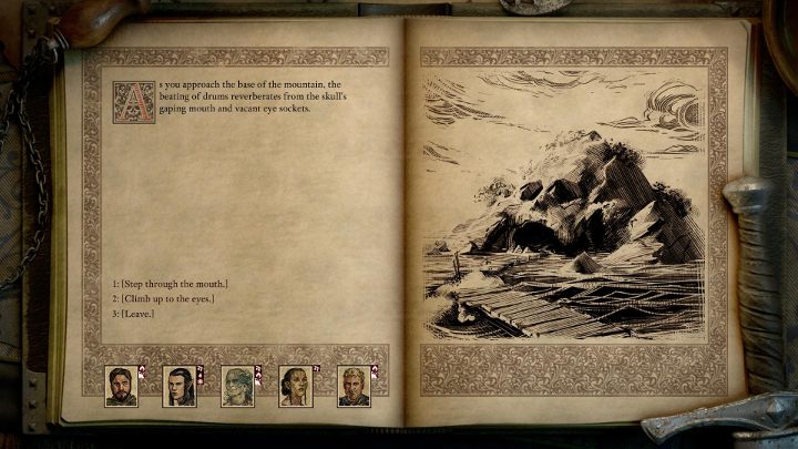 Podczas wejścia do kurhanów ujrzysz scenę paragrafową, w której możesz zdecydować jak dostać się do lokacji - Pillars of Eternity 2: Nemnok Pożeracz - zadanie poboczne, solucja - Pillars of Eternity 2 Deadfire - poradnik do gry