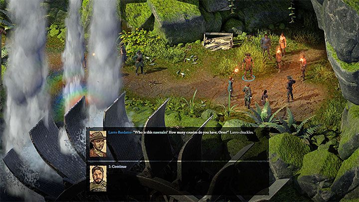 Od Nery Bardatto (stoi przy głównej ulicy (M11,9)) dowiesz się, że nie może znaleźć swojego brata Larra - Pillars of Eternity 2: Konflikt rodzin Valera i Bardatto - solucja - Pillars of Eternity 2 Deadfire - poradnik do gry