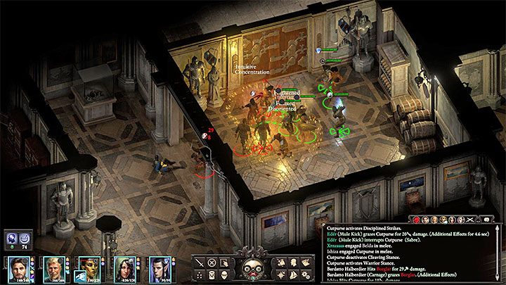 Zgodnie z otrzymanymi instrukcjami dotrzyj do schodów prowadzących do skarbca Bardatto (M17,3) i spotkaj się tam z kapitanem Vilamim (M17,4) - Pillars of Eternity 2: Konflikt rodzin Valera i Bardatto - solucja - Pillars of Eternity 2 Deadfire - poradnik do gry