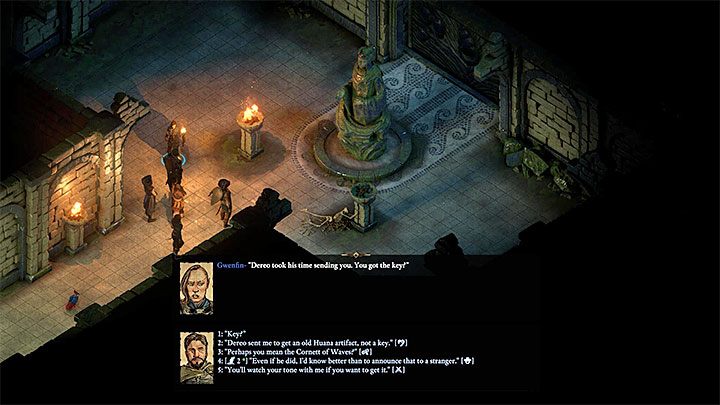 Opuść kryjówkę Derea i powróć na Zaplecze - Pillars of Eternity 2: Pieśń okaryny - solucja, opis przejścia - Pillars of Eternity 2 Deadfire - poradnik do gry