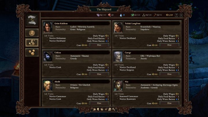 Bez załogi nie ma możliwość podróżowania statkiem. - Pillars of Eternity 2: Podróżowanie statkiem - Pillars of Eternity 2 Deadfire - poradnik do gry