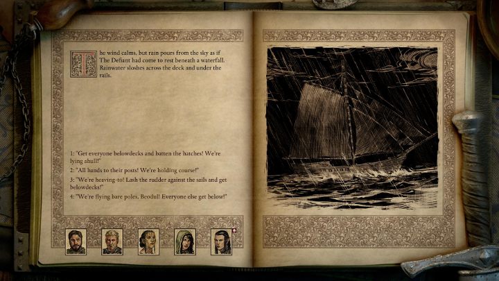 Po przygotowaniach pozostaje już tylko zmierzyć się ze sztormem - Pillars of Eternity 2: Podróżowanie statkiem - Pillars of Eternity 2 Deadfire - poradnik do gry