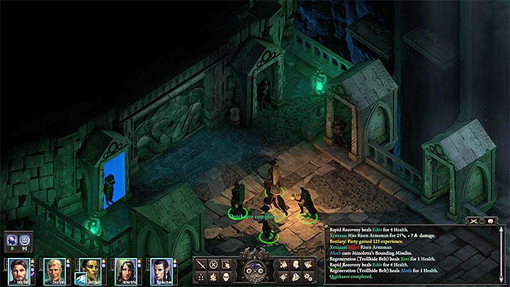 Dopiero po tym jak zdobędziesz dwie tabliczki udaj się do wejścia do grobowca Yseyra w północno-wschodniej części lochu (M31,7) - Pillars of Eternity 2: Epitafium umarłego - solucja, opis przejścia - Pillars of Eternity 2 Deadfire - poradnik do gry