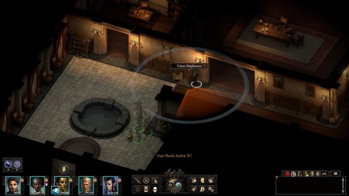 Równie ważny jest zasięg wzroku - jeśli wejdziesz w czerwony obszar, to od razu zostaniesz wykryty - Pillars of Eternity 2: Skradanie się i kradzież - Pillars of Eternity 2 Deadfire - poradnik do gry
