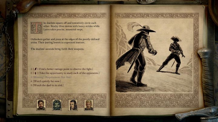 Nie oznacza to, że w wydarzeniach nie będziesz brał czynnego udziału - wręcz przeciwnie, sceny paragrafowe często oferują nawet kilka opcji do wyboru - Pillars of Eternity 2: Sceny paragrafowe - Pillars of Eternity 2 Deadfire - poradnik do gry