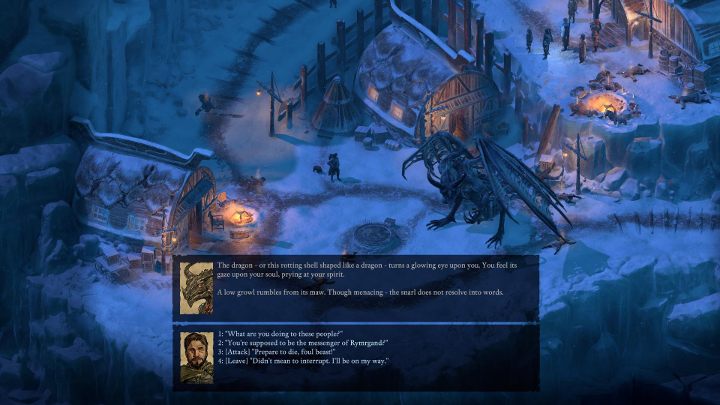 Powodem hałasu na zewnątrz okaże się przybycie smoka - Posłanniczki (The Messenger) - Pillars of Eternity 2 Beast of Winter: Gość honorowy - solucja, opis przejścia - Pillars of Eternity 2 Deadfire - poradnik do gry