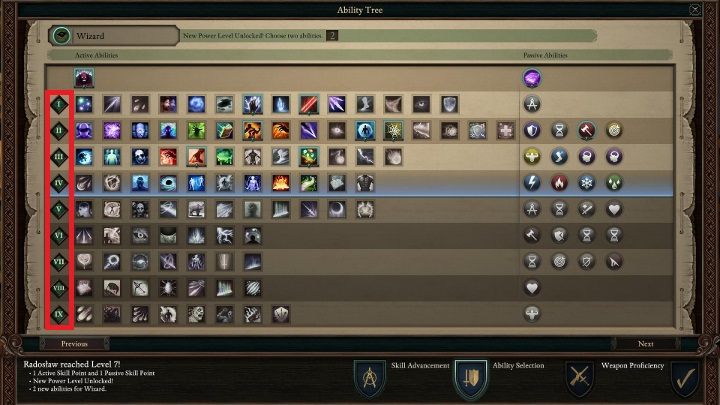 Zdolności dzielą się na poziomy siły - łącznie jest ich dziewięć, ale postać wieloklasowa ma dostęp tylko do siedmiu. - Pillars of Eternity 2: Postać jednoklasowa czy wieloklasowa - którą wybrać? - Pillars of Eternity 2 Deadfire - poradnik do gry