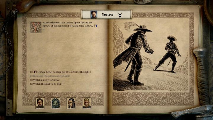 Czasami zdarza się, że walka jest poprzedzona sceną paragrafową - wtedy masz okazje wpłynąć na bitwę jeszcze przed jej rozpoczęciem - Pillars of Eternity 2: Walka - Pillars of Eternity 2 Deadfire - poradnik do gry