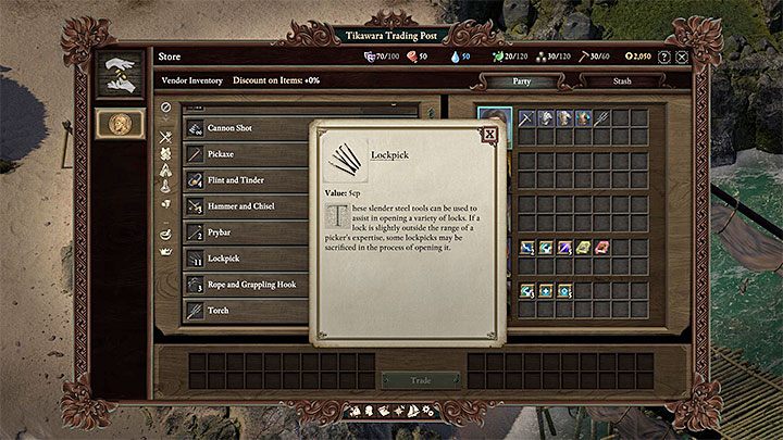 Za nowymi wytrychami warto przede wszystkim rozglądać się podczas eksploracji świata gry - Pillars of Eternity 2: Drzwi i skrzynie - jak otwierać? - Pillars of Eternity 2 Deadfire - poradnik do gry