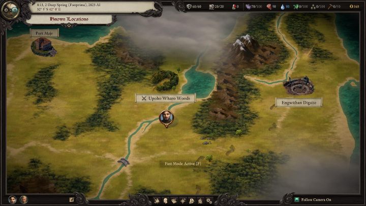 Na mapie świata odnajdziesz kilka typów lokacji. - Pillars of Eternity 2: Eksploracja i interakcja z otoczeniem - Pillars of Eternity 2 Deadfire - poradnik do gry