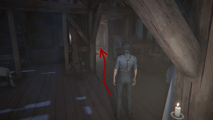 Opuść bibliotekę i maszeruj na strych - Dostań się do opuszczonej wioski | Solucja Black Mirror - Black Mirror - solucja, poradnik