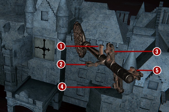 Oczywiście musisz odpowiednio usytuować ząbki klucza - Dowiedz się więcej na temat obsesji Johna na punkcie makiety zamku | Solucja - Black Mirror - solucja, poradnik