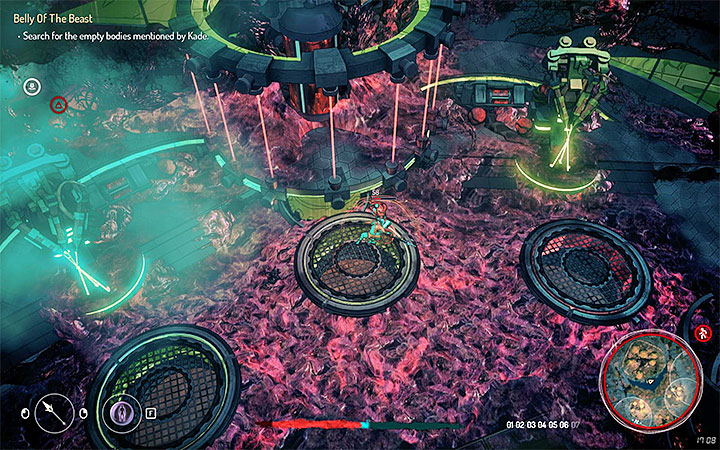 Podczas eksploracji najniższego piętra możesz używać trybu wykrywania na dużych zbiornikach i następnie osobiście je sprawdzać, ale jest to opcjonalne - Trzewia bestii | Zadania główne | Solucja Seven The Days Long Gone - Seven The Days Long Gone - poradnik do gry