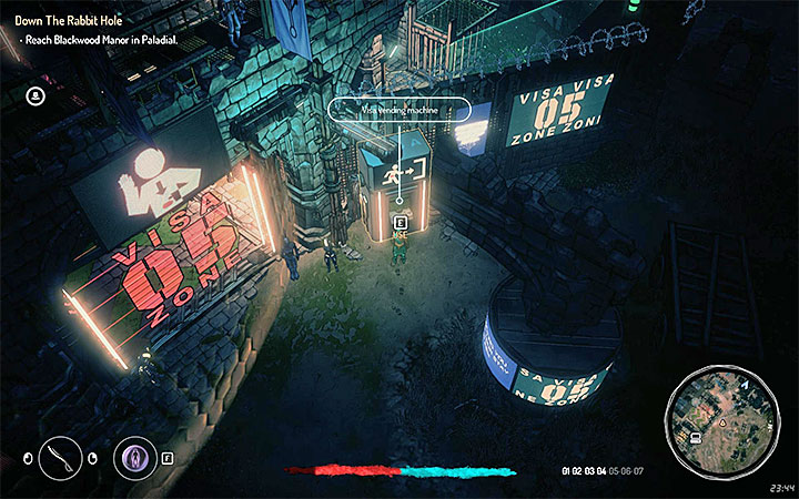 Pigułkę możesz zakupić z automatu postawionego przy posterunku 05 oddzielającym resztę wyspy od strefy 5 - Jak zdobyć lepsze wizy w Seven w Seven The Days Long Gone? - Seven The Days Long Gone - poradnik do gry